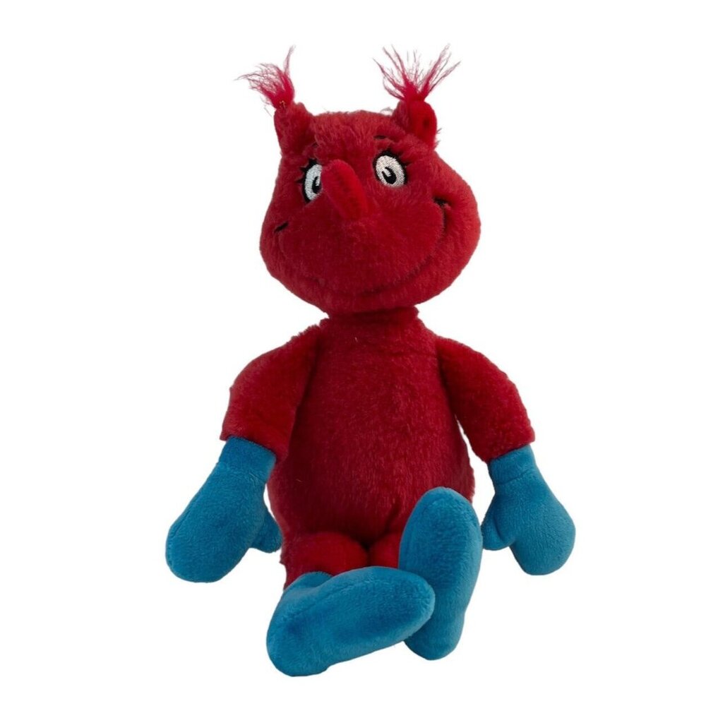 Aurora Dr Seuss Fox in Socks 12" Plush Red Blue Stuffed Animal Toy 2018‎